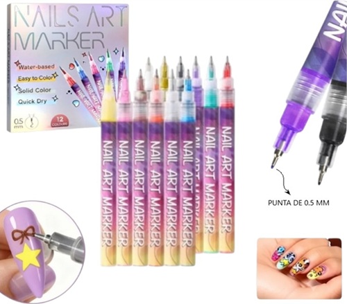Set de Marcadores para Manicuria Nail Art 588ii