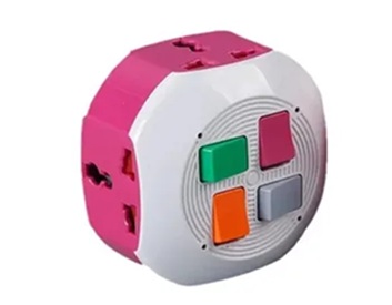 Adap Elec 1 Toma a 4 Tomas con Interrup LT-25AL26 pr