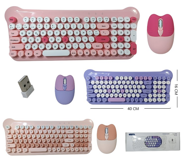 Kit Teclado y Mouse Inalambrico ii212
