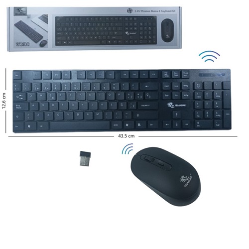 Kit Teclado Slim y Mouse Inal