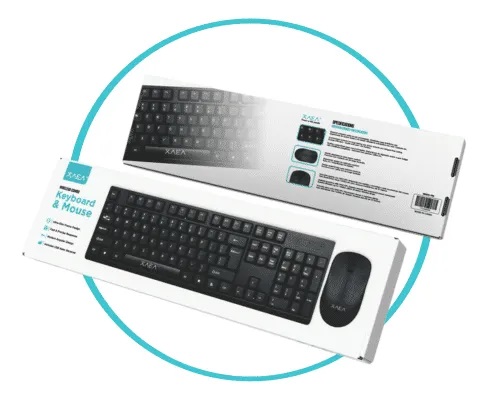 Kit Teclado + Mouse Inalambrico Xaea 00af