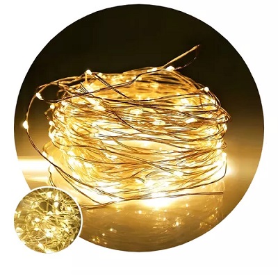 Tira Led alambre blanco c