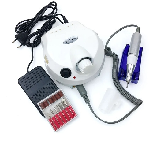 Torno UÃ±as profesional US-202 con pedal y fresas manicurÃ­a