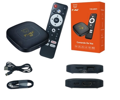 Tv Box funciona Netflix Comando de Voz ProcesadorÂ 2Â gb