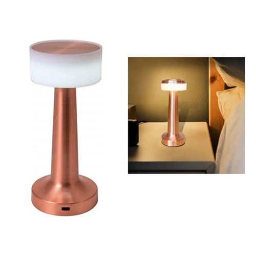 Velador Led Metalico Touch Grande 1492gg