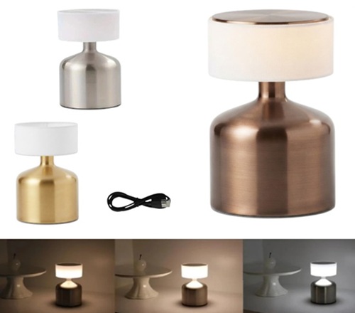 Velador Led Touch Metalico Alta Calidad 4383Aii