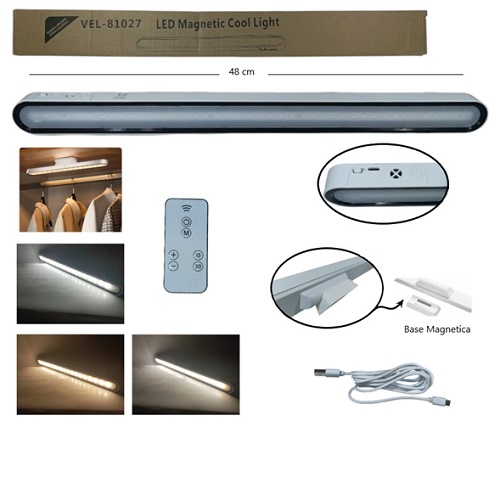 Lampara led Recargable Grande 50 cm VEL-81027
