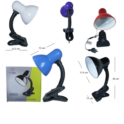 Velador Broche 220v 81053 Colores Variados