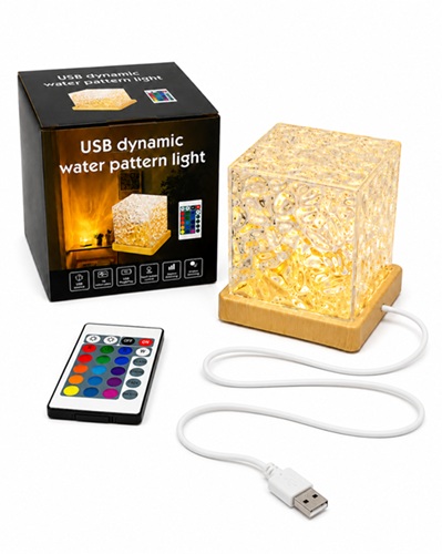 Lampara Velador Efecto Aurora Boreal LAMP-AURORAoo