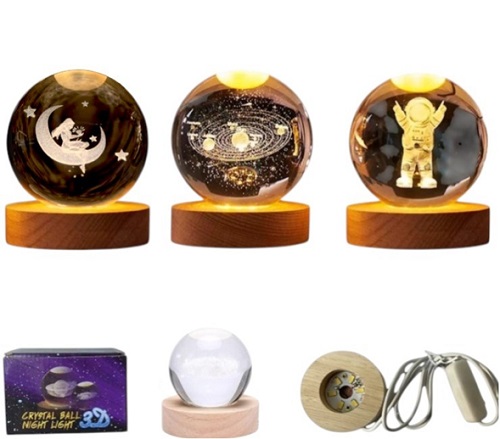 Veladores Nordicos 3D Iluminados Mod Var 83058IIÂ 