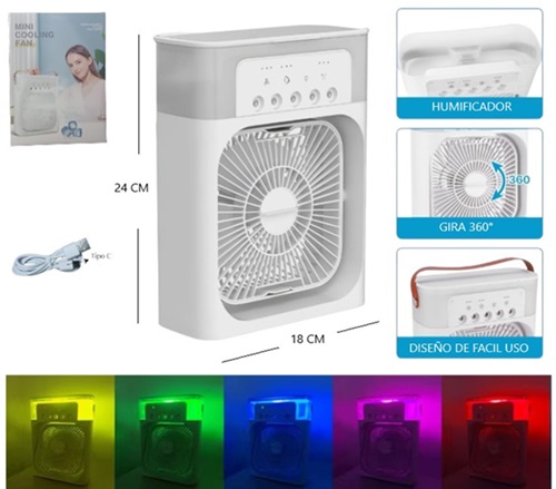 Ventilador con Humificador T2-4ii